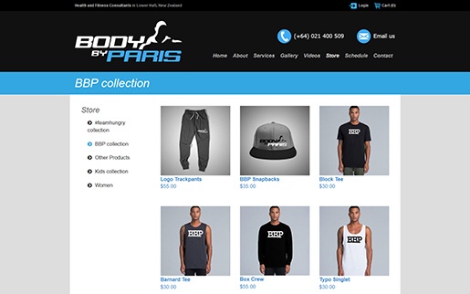 Body By Paris laptop website